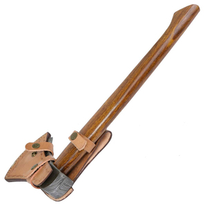 Venta al por mayor personalizado de alta calidad OEM ODM servicio supervivencia hecho a mano Damasco acero vikingo hacha Damasco acero caza Camping hacha - Product Image 3