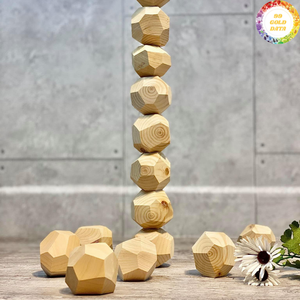 Jouet en bois de qualité supérieure Tumi Ishi d'origine vietnamienne, fabriqué en bois lisse pour le jeu d'empilage et l'affichage à domicile - Product Image 1