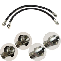 Kit de conduites de frein hydraulique sur mesure de haute qualité pour remorques Redneck et bateaux à essieu tandem, avec raccords de tuyau 3/16 po et 3/8-24 po