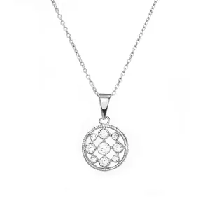 Collar con colgante de cristal victoriano de plata de ley 925 para mujer, regalo, joyería artesanal, collar elegante, joyería de piedras preciosas, plata - Product Image 2