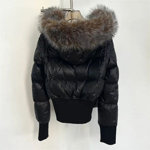 <b>Women's</b> Winter 2025 Down Jacket | Detachable Sleeve And <b>Hooded</b> Puffer | Fox <b>Fur</b> Collar Thick Warm Duck Down <b>Coat</b> - Product Image 2