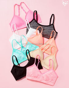 100% Cotton Camisoles <b>Tank</b> <b>Top</b> Bra Customized <b>Knitted</b> Stretch Logo Printing Handwash Sublimation Quick Dry Breathable <b>Women</b> - Product Image 2