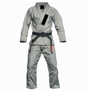 2025 Top vente couleur unie Simple plaine karaté uniforme 100% coton tissu Top qualité personnalisé respirant karaté costume - Product Image 4