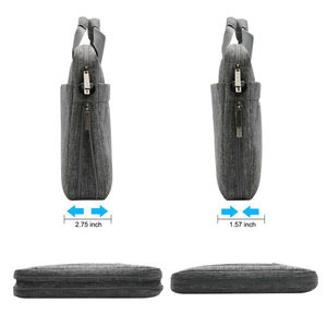 Sac à bandoulière pour ordinateur portable pour femme, imprimé sur mesure, imperméable, sac messager, sublimé, pour usage professionnel - Product Image 3