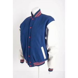 Chaqueta Universitaria con Logotipo Personalizado Bordado, Servicio OEM, para Hombre, Estilo Patchwork, Resistente al Viento, Mangas Largas, Chaqueta Universitaria para Hombre, Gran Venta - Product Image 4