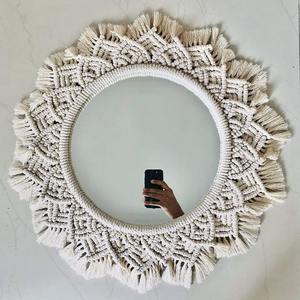 Tapiz decorativo bohemio con estilo para colgar en la pared, macramé hecho a mano, para sala de estar, dormitorio, entrada e Interior - Product Image 6