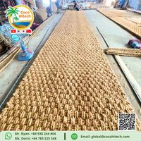 MEILLEUR PRIX POUR COIR MAT COIR MATTING ROLL COUVERTURE EN FIBRE NATURELLE VIETNAM MEILLEURE QUALITÉ
