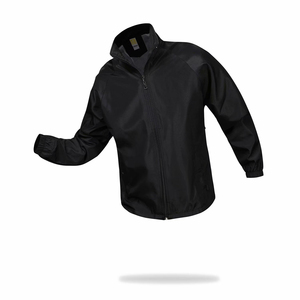 OEM Fabricante Venta al por mayor de encargo de color sólido 100% Poliéster Satén Chaqueta de los hombres transpirable y duradera chaqueta para los hombres - Product Image 4