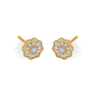 Pendientes de Oro de 14k con Moissanita Corte Esmeralda en Forma de Corazón para Mujer - Oro Rosa, Blanco o Amarillo - Product Image 4