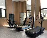 Tapis de course incurvé BN à fonctionnement silencieux, absorption des chocs, auto-alimenté, pour la maison, la salle de sport et le studio de fitness