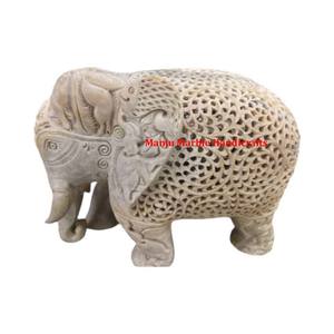 Produit hautement recommandé Design Sculpture animale en stéatite de qualité supérieure avec éclat poli pour la décoration de la maison et de l'hôtel - Product Image 6