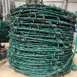 Barbed Wire Mesh Galvanized Wire Thorns Electrical Galvanized Barbed Wire Wall