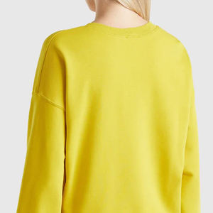 Nuevo Diseño Sudadera de Cuello Redondo para Mujer Otoño Invierno, Ajuste Holgado, Oversize, Poliéster/Algodón, Tallas Personalizables - Product Image 5