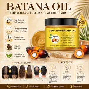 Aceite de Batana sin refinar para el cuidado del cuero cabelludo y cabello seco y dañado, que proporciona suavidad, tersura y previene la rotura. - Product Image 2