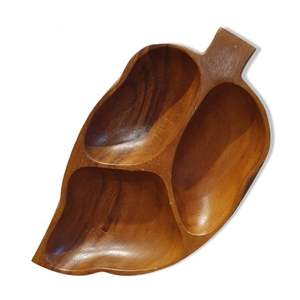 Assiette et bol en bois faits à la main de meilleure qualité Hôtel Ware Restaurant Assiette et plateau en bois naturel Fourniture en gros - Product Image 4