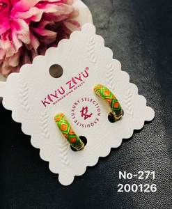 ต่างหูแหวนชุดเครื่องประดับสแตนเลสชุบทองสำหรับผู้หญิง ดีไซน์เรขาคณิตทันสมัย เหมาะสำหรับงานแต่งงาน งานปาร์ตี้ และแฟชั่น - Product Image 2