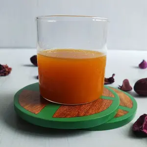 <b>Green</b> Wood and Resin <b>Coasters</b> Handmade Drink <b>Coasters</b> Tabletop Protection Home Decor Unique Gift Idea wooden <b>coaster</b> - Product Image 6