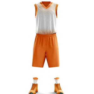 Maillot de basket-ball réversible de haute qualité imprimé par sublimation uniformes de basket-ball OEM personnalisés Logo nom de l'équipe vente en gros vierge - Product Image 4