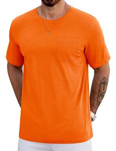Men's Casual <b>T</b>-<b>shirts</b> UPF 50+ Sun Protection <b>Shirts</b> Short Sleeve <b>with</b> <b>Pocket</b> Moisture Wicking Lightweight <b>T</b>-<b>shirts</b> - Product Image 6
