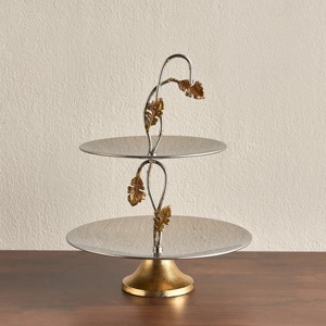 ที่วางเค้กทำจากไม้และเรซิ่นที่ตกแต่งอย่างหรูหราแท่นวางขนมหวานสำหรับงานเลี้ยงวันเกิดงานแต่งงานและห้องครัวในบ้านแบบทันสมัยใช้จากอินเดีย - Product Image 6