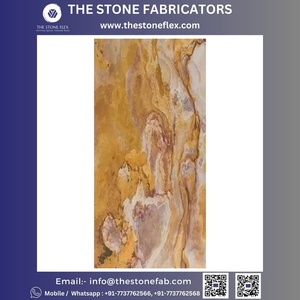 Automne Rustique Translucide Ultra-Mince Flexible Pierre Naturelle Feuille De Placage TSF Inde Extérieur Hôtel Applications Surface Fendue - Product Image 6