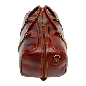 Ensemble de sacs de voyage en cuir véritable de qualité supérieure, style vintage, fermeture éclair pratique, élégant, ceinture facile pour un usage quotidien - Product Image 4