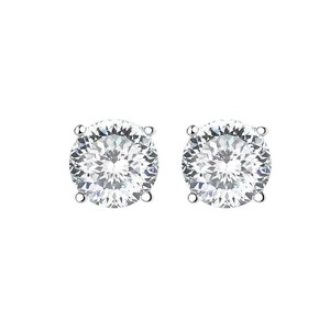 Pendientes de diamantes de moissanita ligeros con brillo brillante Ajuste cómodo con base duradera Perfecto para fines de compromiso y regalo - Product Image 2