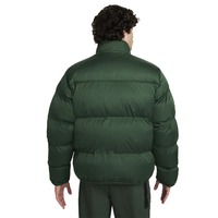 Veste d'hiver en stock pour hommes avec col montant matelassé à capuche en duvet Veste chaude décorée de fourrure