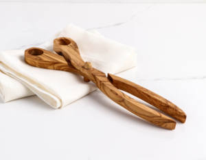 ที่คีบสลัดทำจากไม้มะกอกเครื่องมือทำมือแบบพรีเมี่ยม - Product Image 5