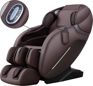 Fauteuil de massage professionnel 8D zéro gravité avec fonction musicale, soulagement des douleurs aux jambes et à la taille, corps entier chauffé, rouleau pour les pieds - Spa de luxe à domicile - Product Image 2