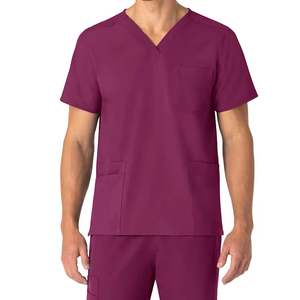 Ensembles de gommage avec logo personnalisé Hauts de costume d'hôpital d'infirmière extensible Ensembles de soins infirmiers Uniformes hospitaliers médicaux - Product Image 1