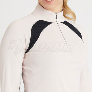 Camisa de capa base de manga larga Ecuestre para mujer Top de equitación de secado rápido transpirable - Product Image 3