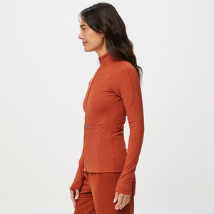 Chaqueta de Uniforme Médico de Color Personalizado para Mujer, Corte Entallado, Uniformes de Moda con Conjuntos para Enfermeras para Invierno - Product Image 3