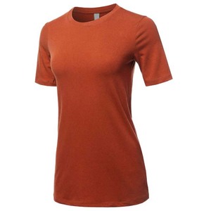 Camisetas de Manga Corta de Algodón Transpirable Ecológicas Personalizables de Alta Calidad para Mujer, Diseño de Estampado Único con Cuello Redondo - Product Image 2