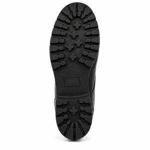 SUPER FORCE 8 Inch Hard-wearing Waterproof <b>Leather</b> Suede Security Training Tactical <b>Boots</b> Ultra Light Male All-Season Zip - Product Image 2