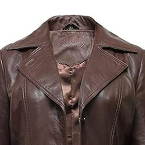 Abrigos de Cuero para Mujer, Diseño Nuevo, Largos, de Lona, Lisos, Teñidos, Transpirables, Rellenos, de Primera Calidad, Precio Económico, Gran Venta - Product Image 6