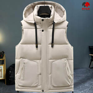 Chaleco Acolchado Impermeable Personalizado Ryan Pro Gear para Hombre con Tela de Lana Peinada, Transpirable y Antibolitas, Diseño OEM ODM - Product Image 5