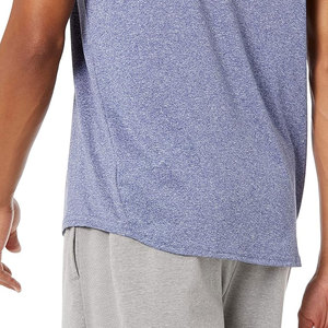 Camiseta sin mangas de gimnasio para hombre de fábrica, ropa de calle informal de diseño personalizado, ropa deportiva transpirable de algodón de secado rápido para correr, Verano - Product Image 4