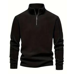 เสื้อฮู้ดดี้คอตั้ง แขนยาว ซิป ¼  ผ้าฝ้าย 100% ระบายอากาศได้ดี  แบบสวมหัว  สำหรับทุกเพศ  รับสกรีนโลโก้ตามแบบ  ผลิตโดยผู้ผลิตและออกแบบโดยผู้เชี่ยวชาญ - Product Image 6