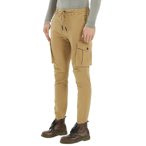 Pantalon de jogging en coton sur mesure pour homme, pantalon Long Cargo de couleur unie, multi-poches de haute qualité - Product Image 1