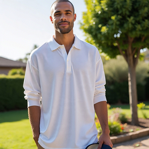 Polo de alta calidad para hombre, ropa de correr de verano, polos de manga corta para hombre, camiseta Polo con cuello vuelto para hombre - Product Image 5