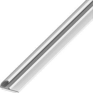 Profilo per Bordi Autoadesivo in Alluminio Argento Satinato Mm. 26x13 Metri 1 - Product Image 1