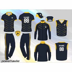 Maillot de cricket sportif de qualité supérieure, à l'allure simple, avec logo personnalisé et nom d'équipe pour garçons, best-seller - Product Image 4