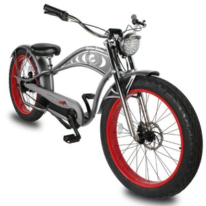 Vélo électrique de plage à pneus larges 26 pouces 48V 500W – Vélo électrique rétro pour adultes avec garantie - Product Image 6