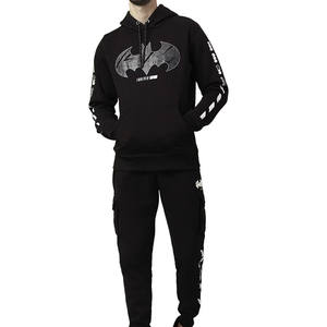 Survêtement personnalisé coupe ajustée pour hommes de haute qualité 100% coton Survêtement de sérigraphie écologique pour la saison d'hiver - Product Image 1