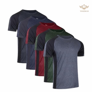 เสื้อยืดดรายฟิตคุณภาพดีที่สุดสำหรับผู้ชายไซส์ใหญ่ แขนสั้น ซับเหงื่อ แห้งเร็ว เหมาะสำหรับออกกำลังกาย ฟิตเนส ดีไซน์เรียบง่าย รุ่น BD - Product Image 2