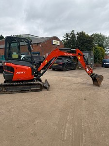 Miniexcavadora Kubota U27-4 Usada de Alto Valor, Maquinaria de Construcción Hidráulica con Orugas, Excavadora Diésel, Ideal para Contratistas - Product Image 5