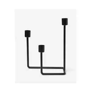 Candelabro DE MESA DE ALUMINIO niquelado de alta calidad de estilo antiguo, decoración de boda hecha a mano - Product Image 5