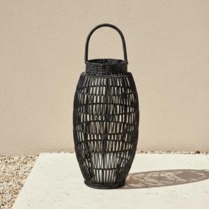 Lanterne de tombe en aluminium avec motif de feuilles Couleurs personnalisées Intérieur et extérieur Décoration de maison et de jardin Design classique éclair - Product Image 4