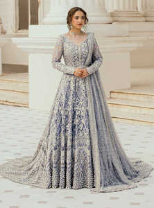 Robe de bal moderne et élégante en mousseline de soie brodée de cristaux, dentelle à volants, tenue maxi avec embellissement de luxe, vêtements de soirée pour femmes - Product Image 4